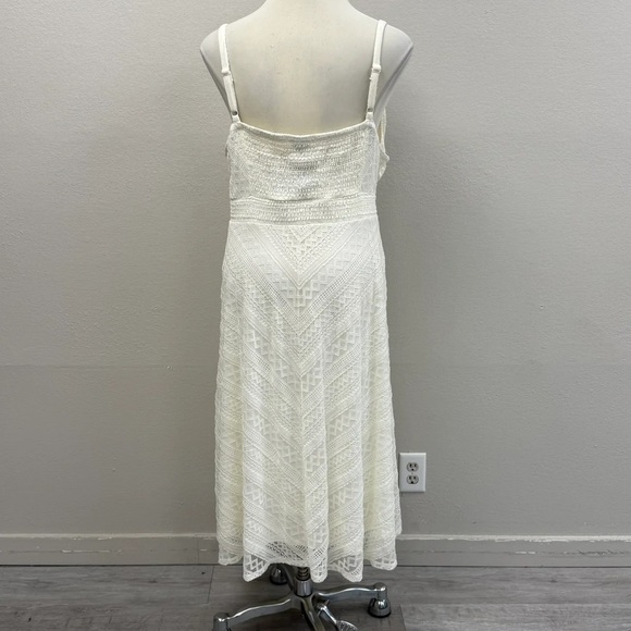 Torrid White Midi Lace Skater Dress - New - Size 26 (4) - Picture 5 of 6
